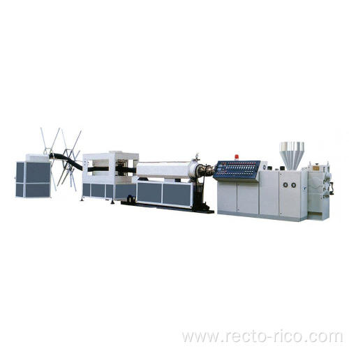 PE carbon spiral pipe extrusion line